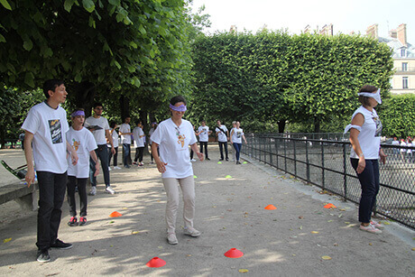 Activité à l'aveugle