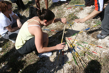 multi-challenge team building dexterity and concentration
